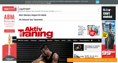 Desktop Screenshot of aktivtraning.se