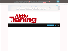 Tablet Screenshot of aktivtraning.se